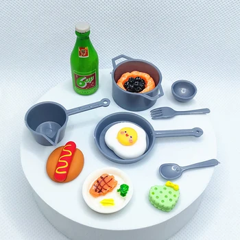 1:12 Lėlių namelis Miniatiūrinis simuliacinis peilis Šakutė Virtuvės reikmenų modelis 
