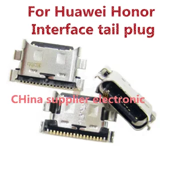 10pcs-100pcs Tinka Huawei NOVA2S Honor V10 uodegos kištuko įkrovimo sąsajai BKL-AL20 USB lizdas Honor 10