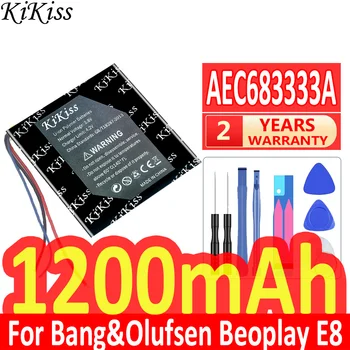 1200mAh KiKiss galingas akumuliatorius AEC683333A skirtas Bang&Olufsen Beoplay E8 TWS