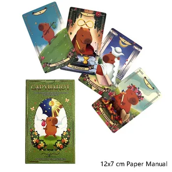 12x7 cm Capybarot Taro Paper Manual Kortų žaidimai