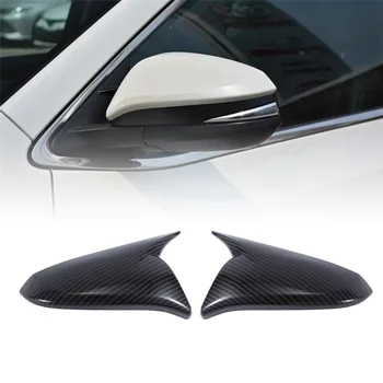 1Pair automobilio galinio vaizdo veidrodžio dangtelis 2013–2022 m. jaučio rago šoninio veidrodžio apvalkalo atvirkštinių dangtelių apdailai