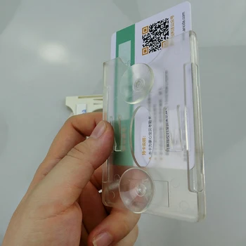 2PCS Visiškai naujas kortelių laikiklis priekiniam stiklui Žyma Patvari ID IC kortelės rankovė