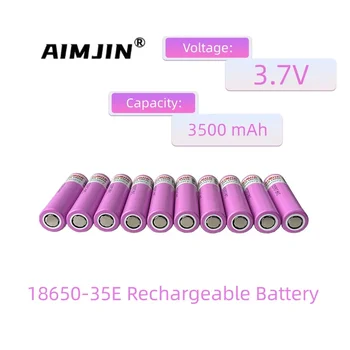 3.7V 3500mah 18650 baterija Samsung 35E INR 18650 20A ličio Lon baterija keičia išorinę bateriją