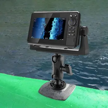 360 laipsnių pasukamas rutulinis kalnas Jūrų baidarių kalnas Elektroninis žuvų ieškiklis Mount Base Fishfinder GPS plokštės besisukanti valtis GPSMAP rėmėjas