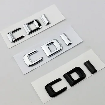 3D chromo raidės automobiliams Galinės bagažinės ženklelio lipdukas CDI emblemos logotipas ML 270 W163 Mercedes ML 320 CDI 4matic priedai