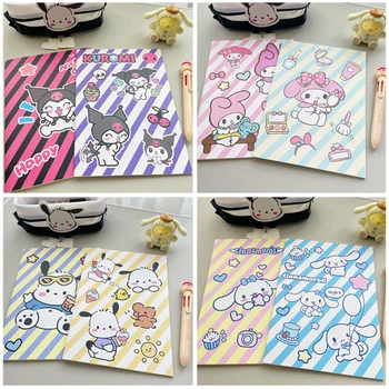 4/8vnt Sanrio B5 Notebook My Melody Kuromi Cinnamoroll Student Homebook Notepad Office Diary Notebook School Supplies Stationery