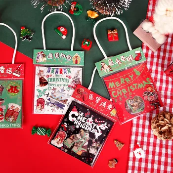 40 lapų lipdukų paketas Kalėdų simfonijos serija Kalėdų žurnalas Dekoravimo lipdukai Planavimo lipdukai