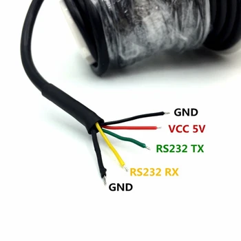 5V,RS232 DB9 moteriška jungtis RS-232 GNSS imtuvas, atsparus vandeniui, GPS / GLONASS imtuvas, 