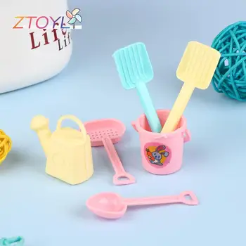 6vnt Mini lėlių priedai Buitiniai sodinimo įrankiai lėlių aksesuarams Barbiams Lėlių namelio vaikams lavinamasis žaislas