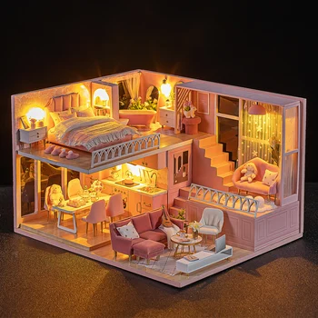 Baby House Mini miniatiūrinis lėlių namas 