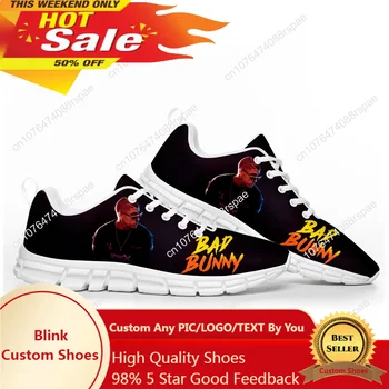 Bad Bunny Hot Hip Hop Reperis Sportiniai bateliai Vyrai Moterys Paaugliai Vaikai Vaikai Sportbačiai Laisvalaikis Custom Aukštos kokybės poros batai