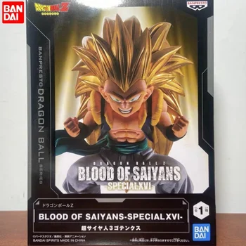 Bandai Original Dragon Ball Z Anime Figure Super Saiyan 3 Gotenks Blood Of Saiyans-special Xvi Action Figure Žaislai Dovanai suaugusiems