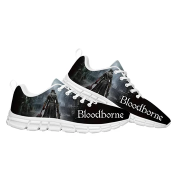 Bloodborne Sports Custom Shoes Aukštos kokybės animacinis žaidimas Mens Womens Teenager Fashion Sneaker Siuvėjo poros pastatyti batai