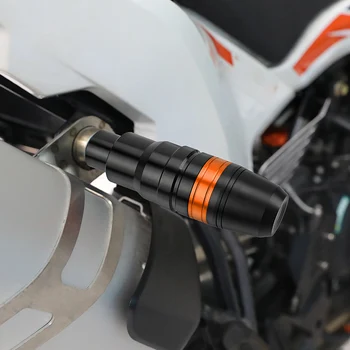 CNC Aliuminio motociklų apsauga nuo kritimo Išmetimo slankiklis Crash Pad skirtas YAMAHA MT15 MT 15 MSLAZZ 150 2005-2019 -2022