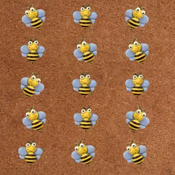 Cute Push Pins Priedai Bee Office Decor Thumb Tacks Dekoratyviniai smeigtukai Pagrindinis