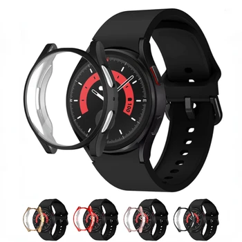 dėklas+dirželių rinkinys, skirtas Samsung Galaxy Watch 4 40mm 44mm sportinės apyrankės laikrodžio juostos apsauginis apvalkalas, skirtas Galaxy Watch 5 40mm 44mm diržui