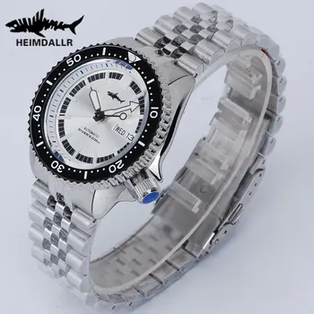 HEIMDALLR 007 Vyriški senoviniai narų mechaniniai laikrodžiai 200M vandeniui atsparus safyro kristalas Šviečiantis NH36 Automatinis judėjimas Vyriški laikrodžiai