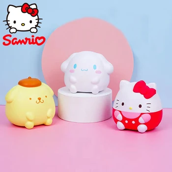 Hello Kitty Sanrio Dekompresija Pliušinis žaislas Kuromi Cinnamoroll streso malšinimas Squishy Kawaii melodija Anime animacinis filmas vaikams