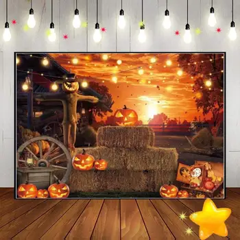 Helovinas Baisus fonas Kūdikių dušo reklamjuostė Nuotrauka Goblino gimtadienio dekoravimas Stebuklingos raganos Pasirinktinis fonas Kapinės Pilnatis