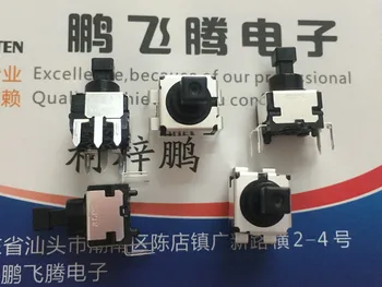 Japonų SPEF110100 jutiklinis jungiklis 9*9 automobilio paspauskite savaime užsifiksuojantį klavišą Micromotion in-line 6 kontaktų eiga 1.5mm rakto stiprumas 3N