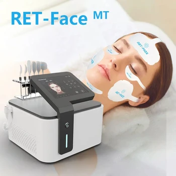 Karštai parduodamas nešiojamas RET veido raukšlių pašalinimas RF veido elektrinė stimuliacija Odos stangrinimas Veido pakėlimas Anti-senėjimo mašina