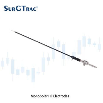 laparoskopinis monopolinis elektrodo kablys, medicinos reikmėms Laparoskopija Elektrinis koaguliacijos tušinukas, adata, mentelė, peilis