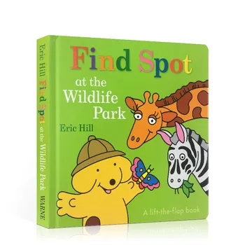 Milu Original English Picture Bo Find Spot At The Wildlife Park: A Lift-the-Flap Children's Hardcover Board