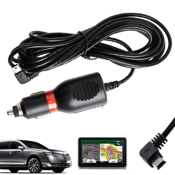 Mini USB automobilinė transporto priemonė DC maitinimo įkroviklio adapterio laido kabelis GARMIN GPS Nuvi 2A siuntimas lašeliu