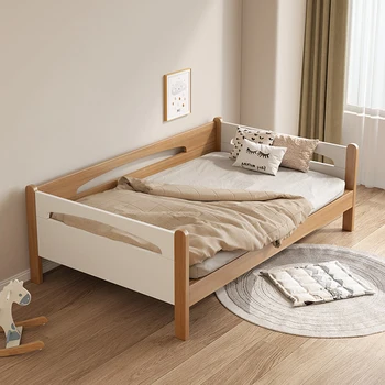 Minimalistinio dizaino lova Maža šeimyna Madingas butas Konfortabilus aukštos kokybės lova Japoniško viešbučio 