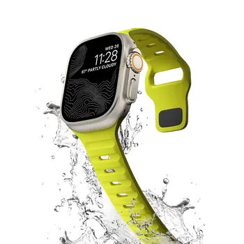 Minkštas silikoninis dirželis, skirtas Apple Watch Band Ultra 49mm 44mm 45mm 42mm Sportinė laikrodžio juosta iWatch Serise 8 7 6 5 4 SE 3 Apyrankė