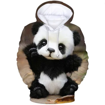 Nauja kūrybinga kinų panda vyrai moteriški džemperiai su gobtuvu Harajuku 3D spausdinti Pattert Mieli megztiniai Mada Rudens drabužiai