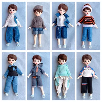 Nauji 30cm lėlės drabužiai 1/6 Bjd berniuko lėlės suknelės priedai Gražūs laisvalaikio drabužiai Kostiumas be lėlės