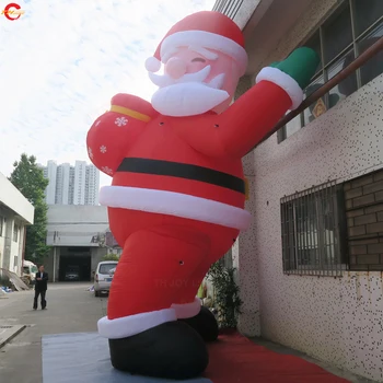 Nemokamas pristatymas Pripučiamas Kalėdų senelis su dovanų krepšiu Kalėdų Senelis Senas tėvas Didelis animacinis filmas kiemo dekoravimui