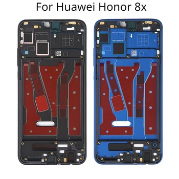 Netcosy Vidurinio rėmo plokštės korpuso dangtelis su šoniniu raktu Huawei Honor 8X JSN-L21 L42 AL00 L22