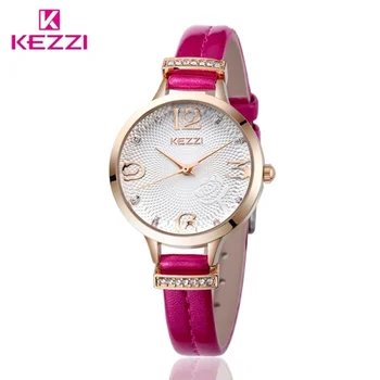 NO.2 Prekės ženklo moteriška apyrankė Laikrodis Fashion Flower Dial Quartz laikrodžių laikrodis