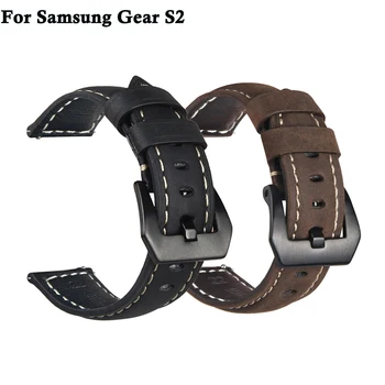odinės laikrodžio juostos prabangus dirželis Samsung Gear S2 Classic/Frontier samrt laikrodis Galaxy 42mm apyrankė pakeisti Priedai