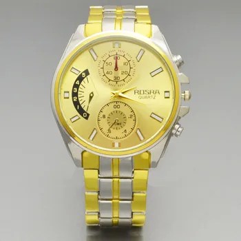 Rosra vyriški laikrodžiai Nerūdijančio plieno analoginis kvarcinis laikrodis Prabangūs mados vyriškos suknelės laikrodžiai mannen horloge reloj hombre 2020