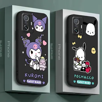Sanrio Kuromi Cinnamoroll telefono dėklas, skirtas Xiaomi Mi 12 9T Note 10 11 Lite 5G 11T 12T Pro A2 Lite 9 SE CC9 13 Ultra 10T dangtelis