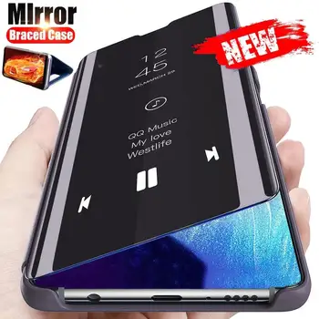 Smart Mirror Flip Cases Cover for OnePlus 10T CPH2415 Stand Book Protection Coque for OnePlus Ace Pro One Plus Onepkus 1+10