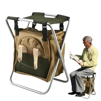 Sodo įrankių krepšys ir taburetė sulankstoma sodo kėdė ir krepšys sodo įrankių organizatorius Kempingo kėdė Sodo įrankių laikiklis