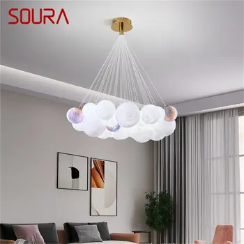 SOURA Creative Pakabinama šviesa Modernūs LED balionų šviestuvai namų dekoratyviniam valgomajam