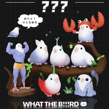Taroball What The Bird Series Blind Box Toys Mystery Box Original Action Figure Guess Bag Mystere Cute Doll Kawaii Model Gift