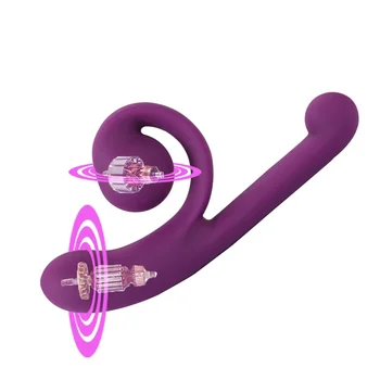 Teleskopinis G taško triušio vibratorius moterims Klitorio Clit stimuliatorius Masažuoklis 2 In 1 Dildo sekso žaislai Moteriška suaugusiųjų prekių parduotuvė