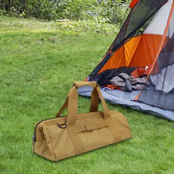 Tent Peg Nails Bag Organizer with Zipper Tote Bag Oxford Cloth Didelės talpos krepšiai Camp Tarp laipiojimo paplūdimio sodo darbams