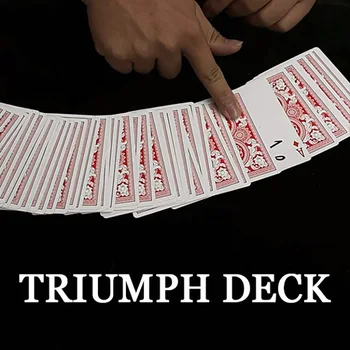Triumph Deck Empire Keeper Magic Tricks Find The Selected Card Magia Close Up Street Illusions Gudrmicks Props Comedy Mentalism