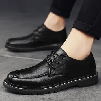 Vyriški odiniai batai Verslas Oficialus dėvėjimas Laisvalaikio vyriški batai Kvėpuojantys vidutinio amžiaus ir pagyvenę tėčio batai Jaunų vyrų sportas