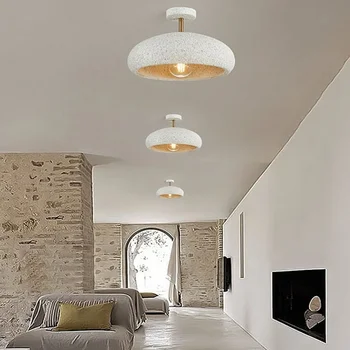 Wabi Sabi Led lubų pakabinamas šviestuvas valgomasis LED miegamojo šviestuvai virtuvė Svetainė Rūbinė E27 Moderni namų dekoravimo lempa