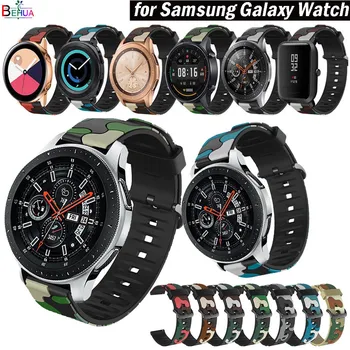 20/22mm Sportinis spalvingas silikoninis laikrodisBanfor Samsung Galaxy Watch 46mm 42mm / Skirta Huami Amazfit GTR 47mm 42MM dirželio apyrankė