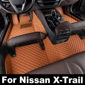 Automobiliniai grindų kilimėliai Nissan X-Trail T32 2017~2020 7 vietų vandeniui atsparus kilimas Salono apdaila Automobilių kiliminė danga Grindų kilimėlis Automobilių aksesuarai