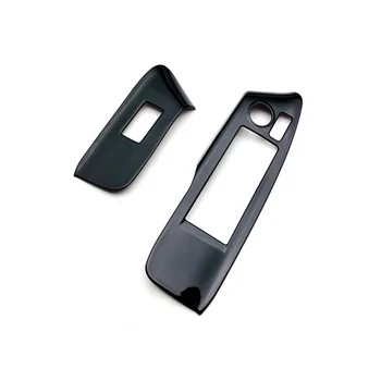 Automobilis Blizgus juodas lango stiklo pakėlimo mygtukas Apdailos jungiklio dangtelio durų porankių skydelio lipdukas, skirtas Sienta 2023+